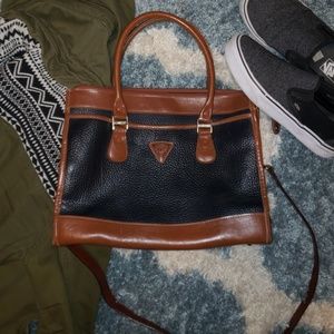 VINTAGE GUESS leather satchel purse